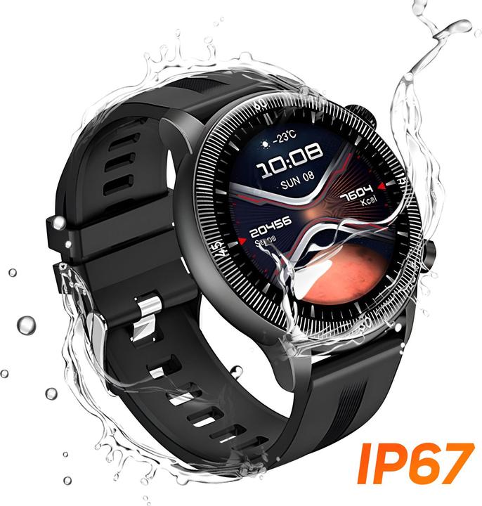 Produktbild Hoco Other Computer Accessory Smartwatch 1,46" TFT IP67 with call function Y31 black (46 mm)