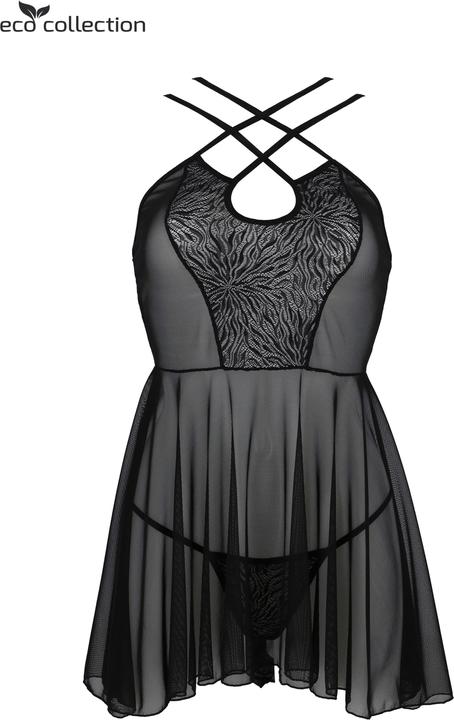 Produktbild ECO Collection Selaginella Chemise black (L)