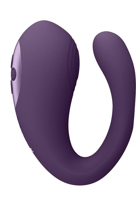 Produktbild Shots Yoko - Triple Action Vibrator Dual Prongs with Clitoral Pulse Wave