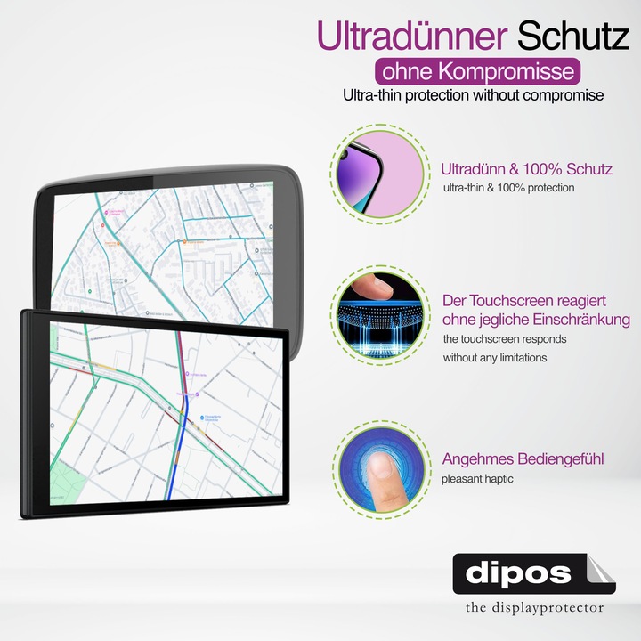 Actual product image Dipos Screen Protector Crystalclear for Garmin Tread XL Overland Edition 10