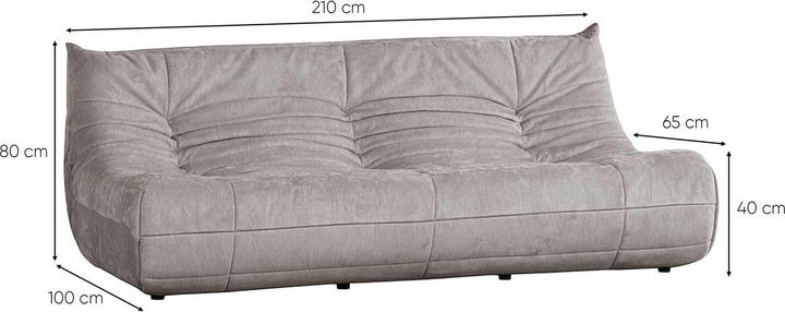 Produktbild Atelier del Sofa Bocek Three Seat Sofa (3-Sitzer)