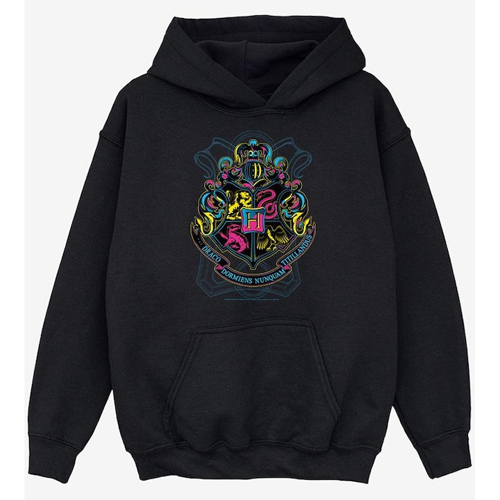 Immagine prodotto Felpa con cappuccio in cotone con stemma di Hogwarts per ragazze (116)