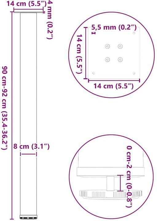 Produktbild VidaXL Magnus