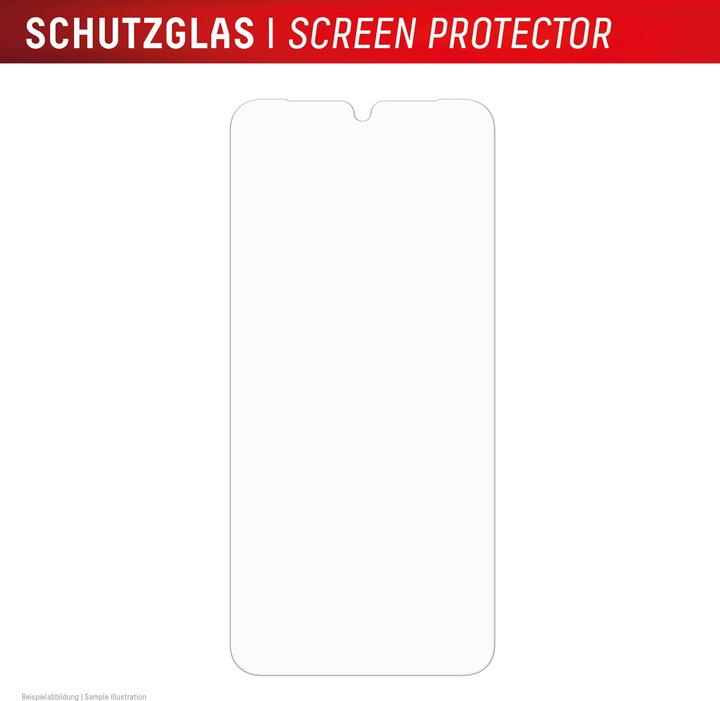 Actual product image Displex Real Glass, 2D Panzerglas (1 Piece, Samsung Galaxy A16)