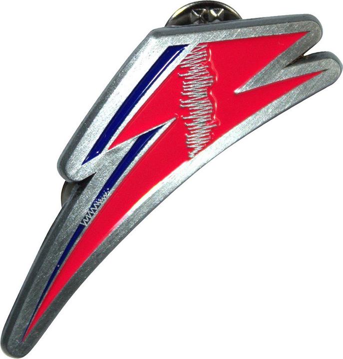 Actual product image David Bowie Pin Flash Badge