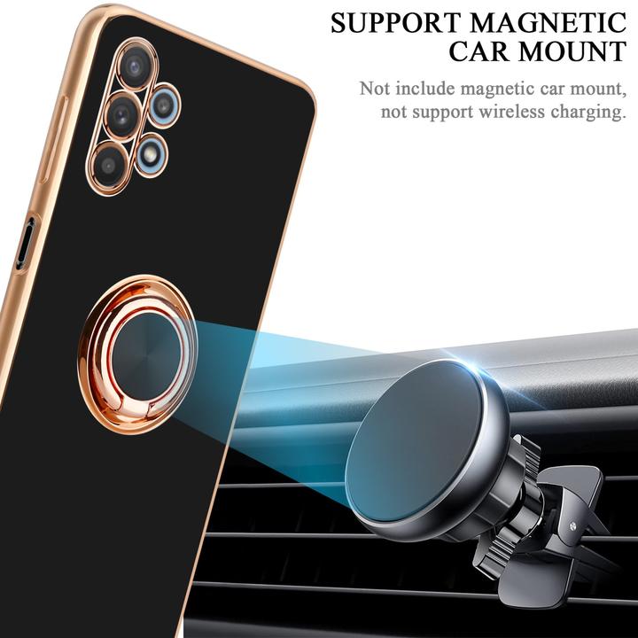 Actual product image Cadorabo Case for Samsung Galaxy A32 5G in TPU with camera protection and ring LM089 Style (Samsung Galaxy A32 5G)
