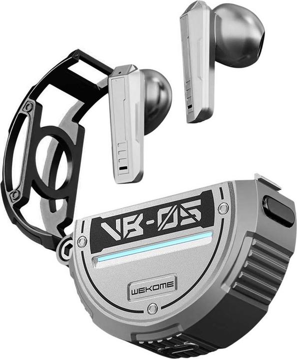 Immagine prodotto Wekome Cuffie senza fili Bluetooth V5.3 TWS Grigio (4.50 h, Senza fili)