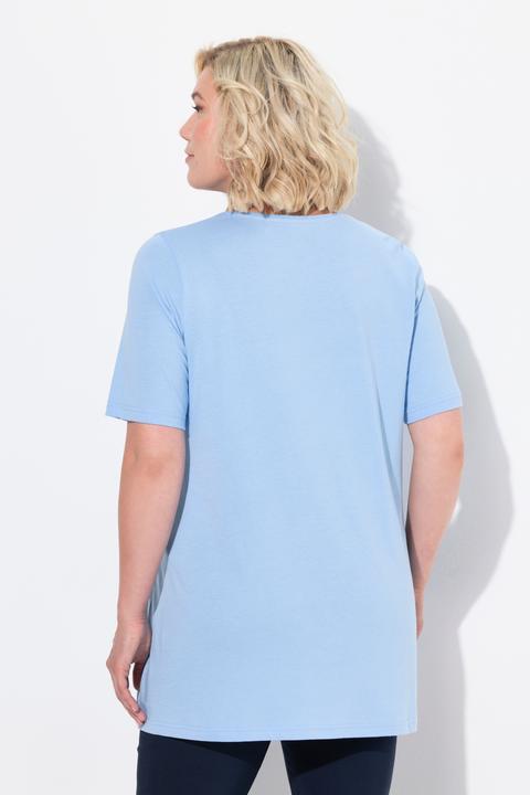 Actual product image Ulla Popken Essential Front Pleat Tee (50, 52)