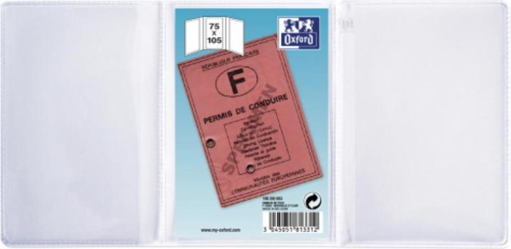 Produktbild Oxford Ausweishlle, PVC, 3-fach, 0,20 mm, 75 x 105 mm (1x)