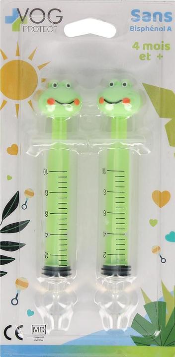 Actual product image Vog Protect Baby Frog Fly syringes x2
