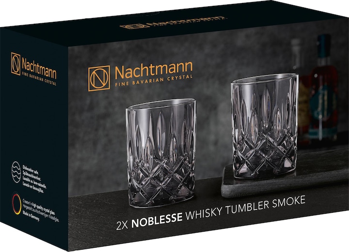 Produktbild Nachtmann Whiskybecher smoke Noblesse2er (2.95 dl, 2 x, Whiskygläser)