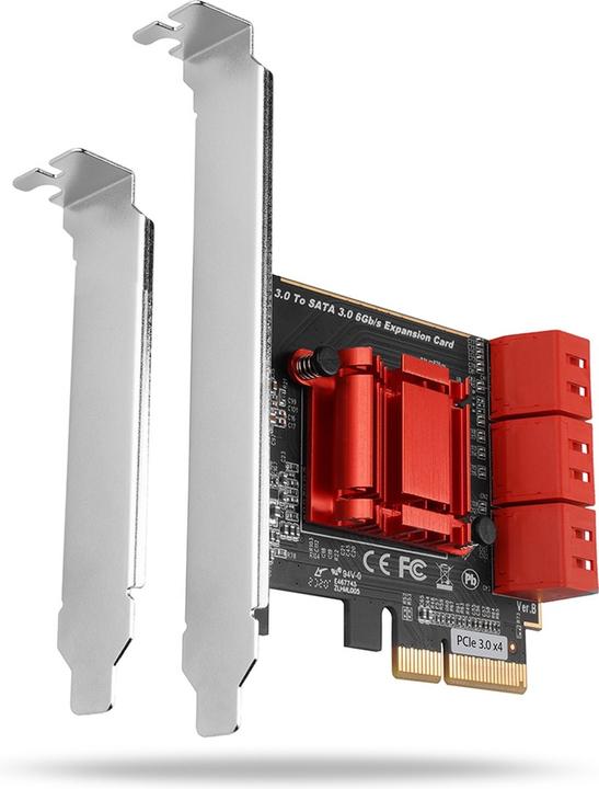 Axagon PCES-SA6 interface cards/adapter Internal SATA