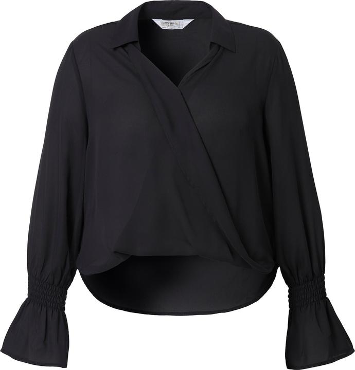 Produktbild Angel of Style Bluse, Wickeloptik, Chiffon, Ärmelvolant (56)
