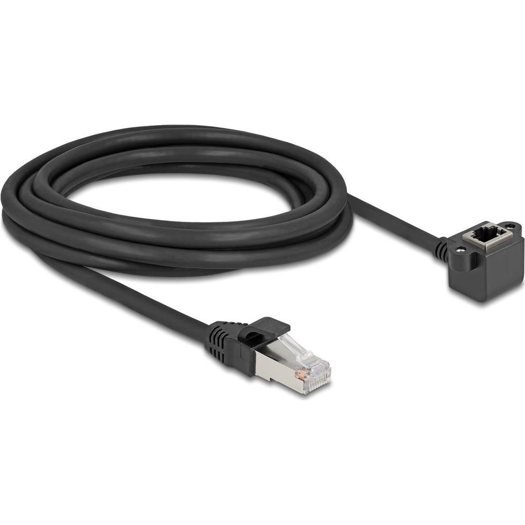 Thumbnail - Delock Netzwerk Verlängerungskabel RJ45 Stecker zu RJ45 Buch (F/UTP, CAT6, 3 m), Netzwerkkabel