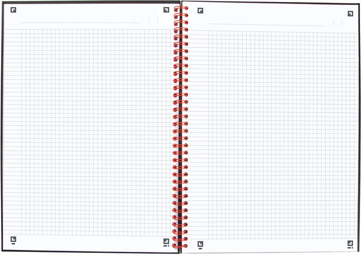 Image du produit Oxford Black 'n Red (A4, Quadrillé, Couverture rigide)