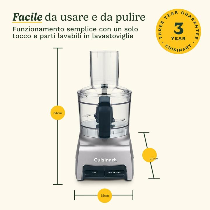 Actual product image Cuisinart FlexPrep 5 Cup Food Processor 1.2L (1100 ml)