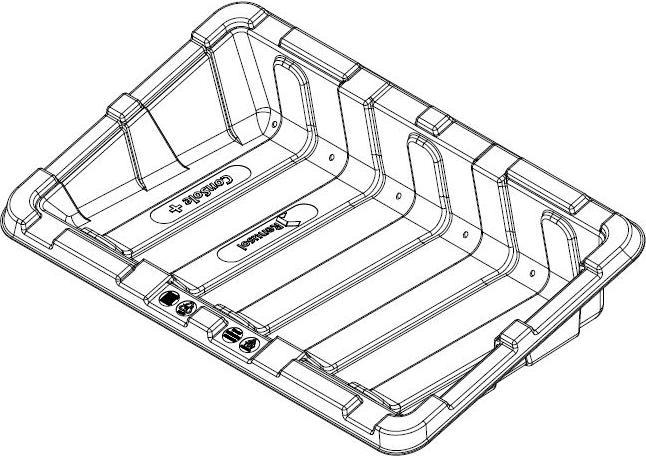 Actual product image Synergy 21 module/solar panel bracket model trough
