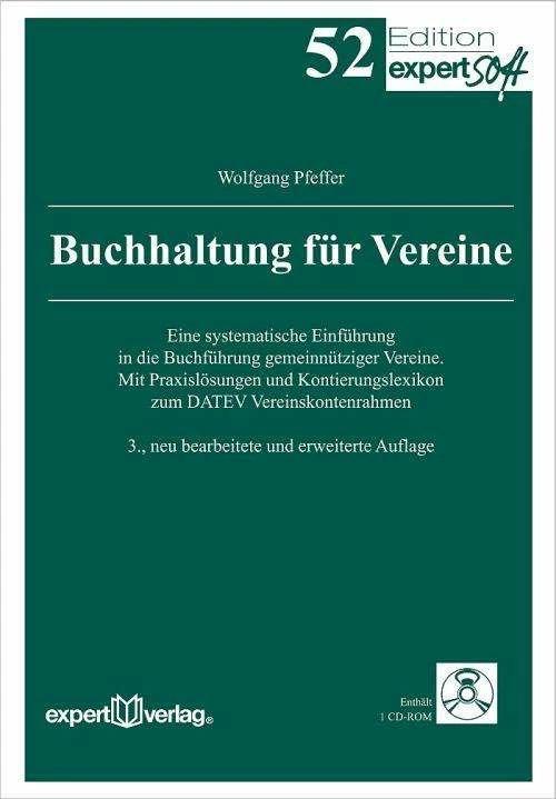 Image du produit Buchhaltung für Vereine (Allemand, Wolfgang Pfeffer, 2017)