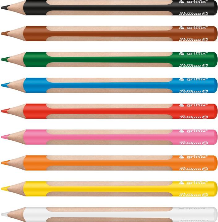 Actual product image Pelikan Crayon Griffix 9 colours (9x)