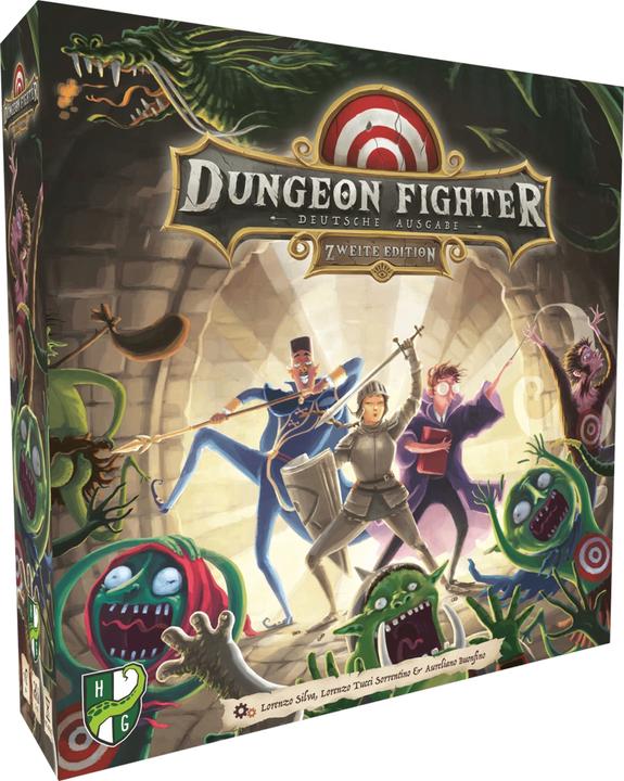 Horrible Guild HR042 - Dungeon Fighter 2. Edition - Board Game, for 1-6 Players, from 14 years (DE Edition) (German)