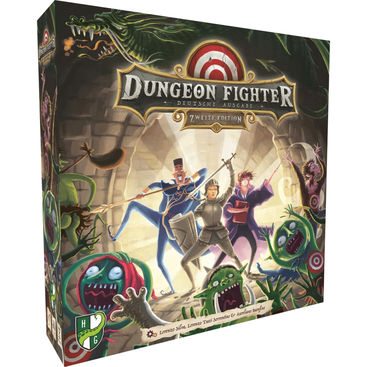 Horrible Guild Multicolore Hr042 - Dungeon Fighter 2Nd Edition - Gioco Da Tavolo, Per 1-6 Giocatori, Da 14 Anni (De Edition) (Tedesco, 1 - 6 Giocatori)
