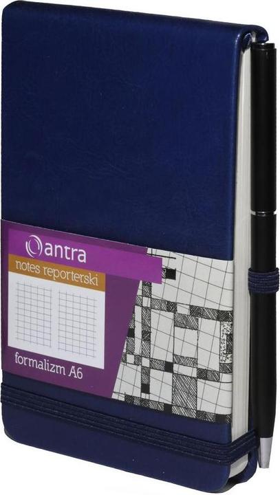 Produktbild Antrax Notes Reporterski A6 Kratka Formalizm Granat (A6, Kariert, Harter Einband)