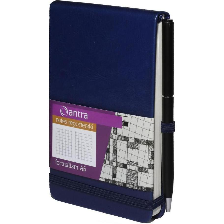 Antrax, Quaderni + Bloc notes, Note Reporterski A6 Kratka Formalizm Garnet (A6, Quadretti, Copertina rigida)