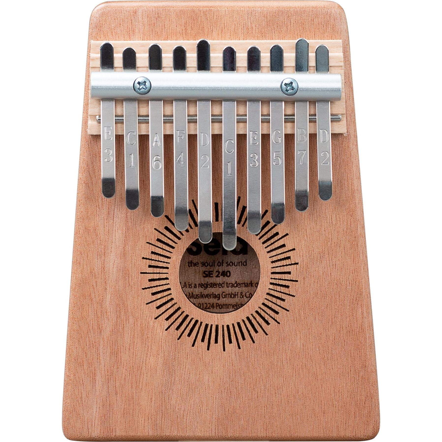 Thumbnail - Sela Kalimba Mahagoni 10, Perkussion, Braun
