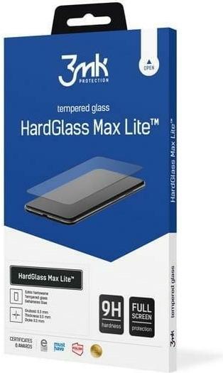 Produktbild 3MK HardGlass Max Lite Motorola Moto E32s, czarny/black FullScreen Glass Lite (1 Stück, Motorola Moto E32s)