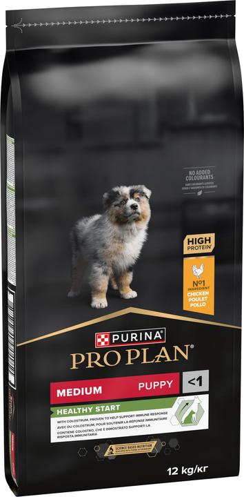 Produktbild Pro Plan Dog Medium Puppy Huhn (Junior, 1 Stk., 12000 g)