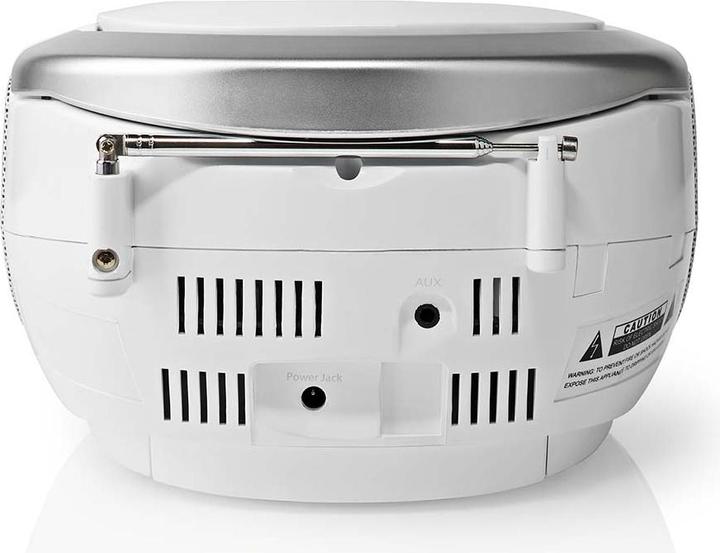 Actual product image Nedis SPBB100WT - White - Audio - White (FM, Bluetooth)