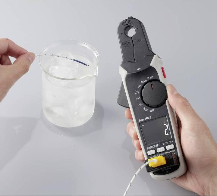 Produktbild Voltcraft VC513 80A Stromzange Auflösung 1 mA CAT III 600 V Anzeige (Counts): 40 (CAT III 600V)