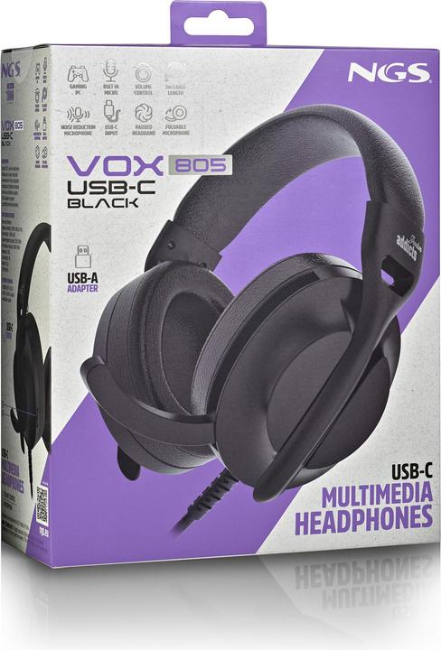 Actual product image NGS VOX805 USB-C BLACK (Cable)