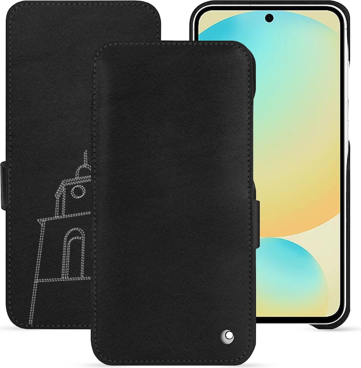 Actual product image Noreve Horizontal leather flap shell (Samsung Galaxy S24 FE)