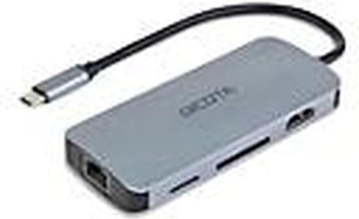 Produktbild Dicota USB-C 8-in-1 Multi Hub 4K (USB-C, 8 Ports)