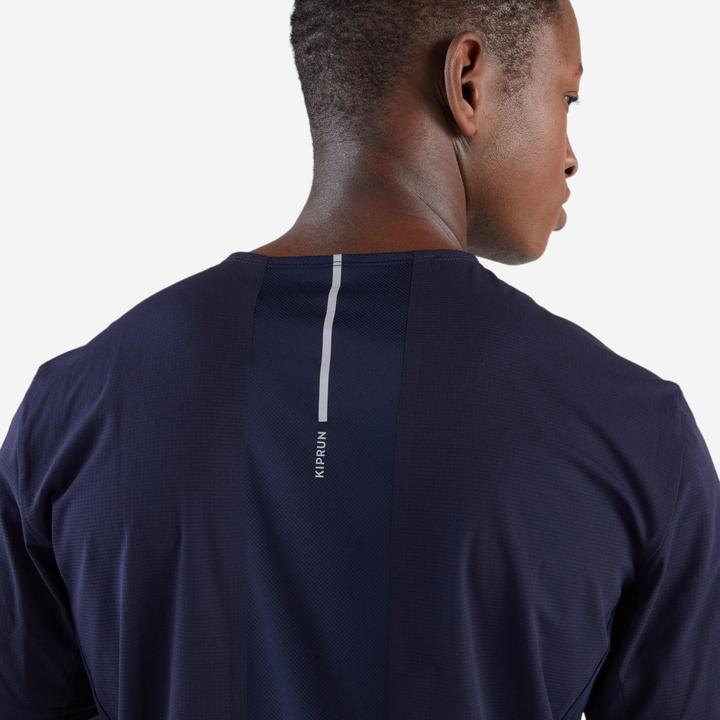 Actual product image Kiprun Laufshirt kurzarm Herren atmungsaktiv - blau (S)