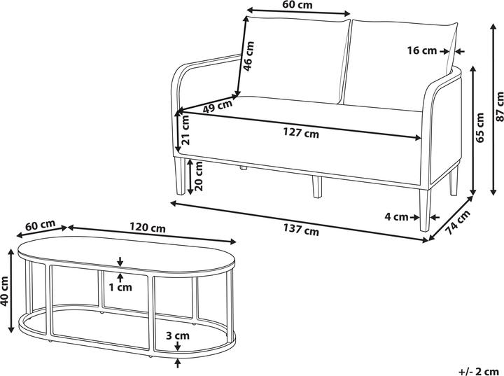 Produktbild Beliani Montefalco
