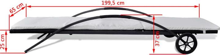 Immagine prodotto vidaXL Liegestuhl (199.50 cm)