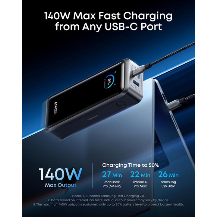 Image du produit Anker Prime (26250 mAh, 140 W, 99.75 Wh)