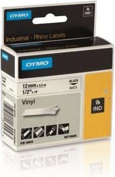 Produktbild Dymo 18444 Vinylband (1.20 cm, Schwarz)