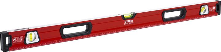 Immagine prodotto Stier Livella a bolla Premium con magnete e tre livelle 1000 mm ±0,5 mm/m (100 cm)