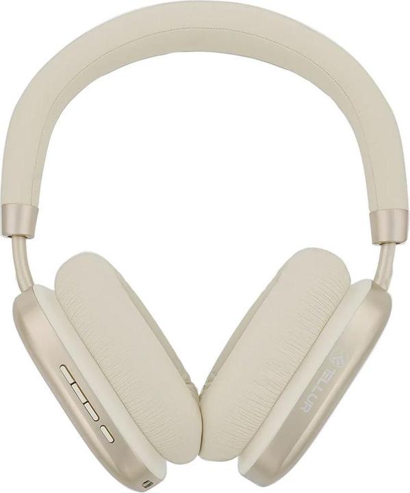 Tellur Shade Bluetooth Over-ear Headphones ANC beige (ANC, 50 h, Cable)