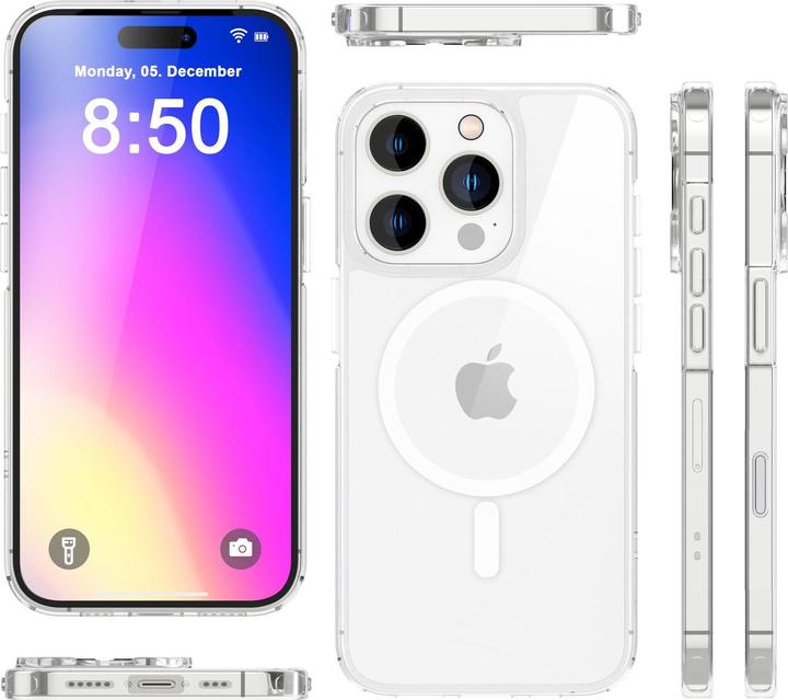 Produktbild Nalia Klare Harte Hülle mit MagSafe (Apple iPhone 16 Pro Max)