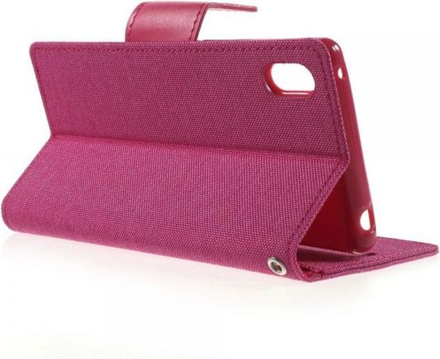 Actual product image Goospery Canvas Diary Series (Sony Xperia Z3+)