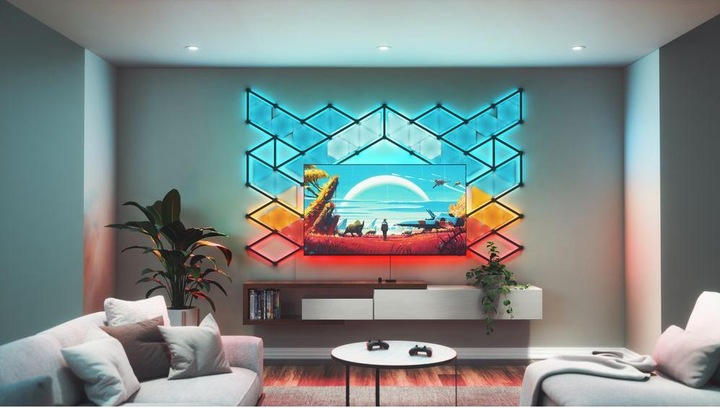 Immagine prodotto Nanoleaf Kit telecamera a specchio con schermo 4D (RGBW, 165.10 cm, Interno)