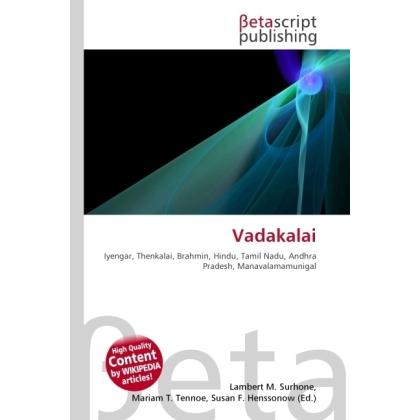 Thumbnail - Vadakalai, Sachbücher von Lambert M. Surhone, Miriam T. Timpledon, Susan F. Marseken