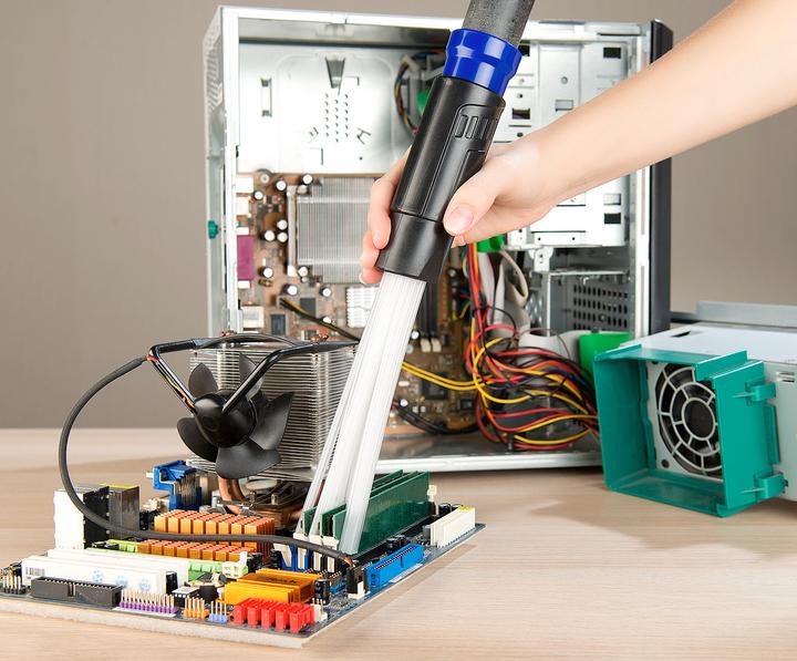 Image du produit AGT Accessoire universel pour aspirateur avec tubes d'aspiration flexibles