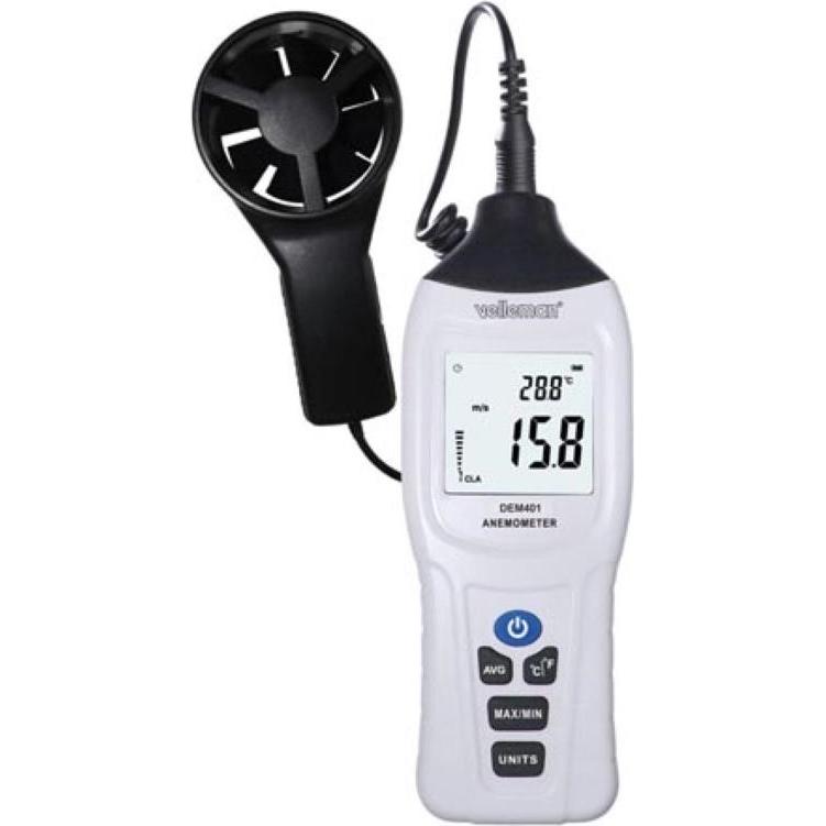 Velleman, Detektor, Digitales Thermometer-Anemometer