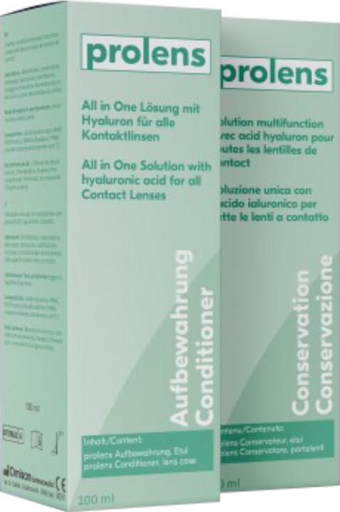 Prolens Soluzione di conservazione tutto in uno con Hyaluron (Tutto in Uno soluzione, 100 ml)