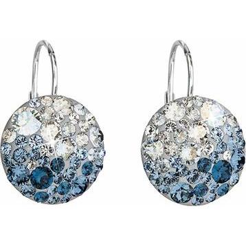 Evolution Group, Ohrringe, Silver Crystal Earrings 31176.3 Iceue (L)